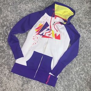 K2 zip hoody with thumb holes.